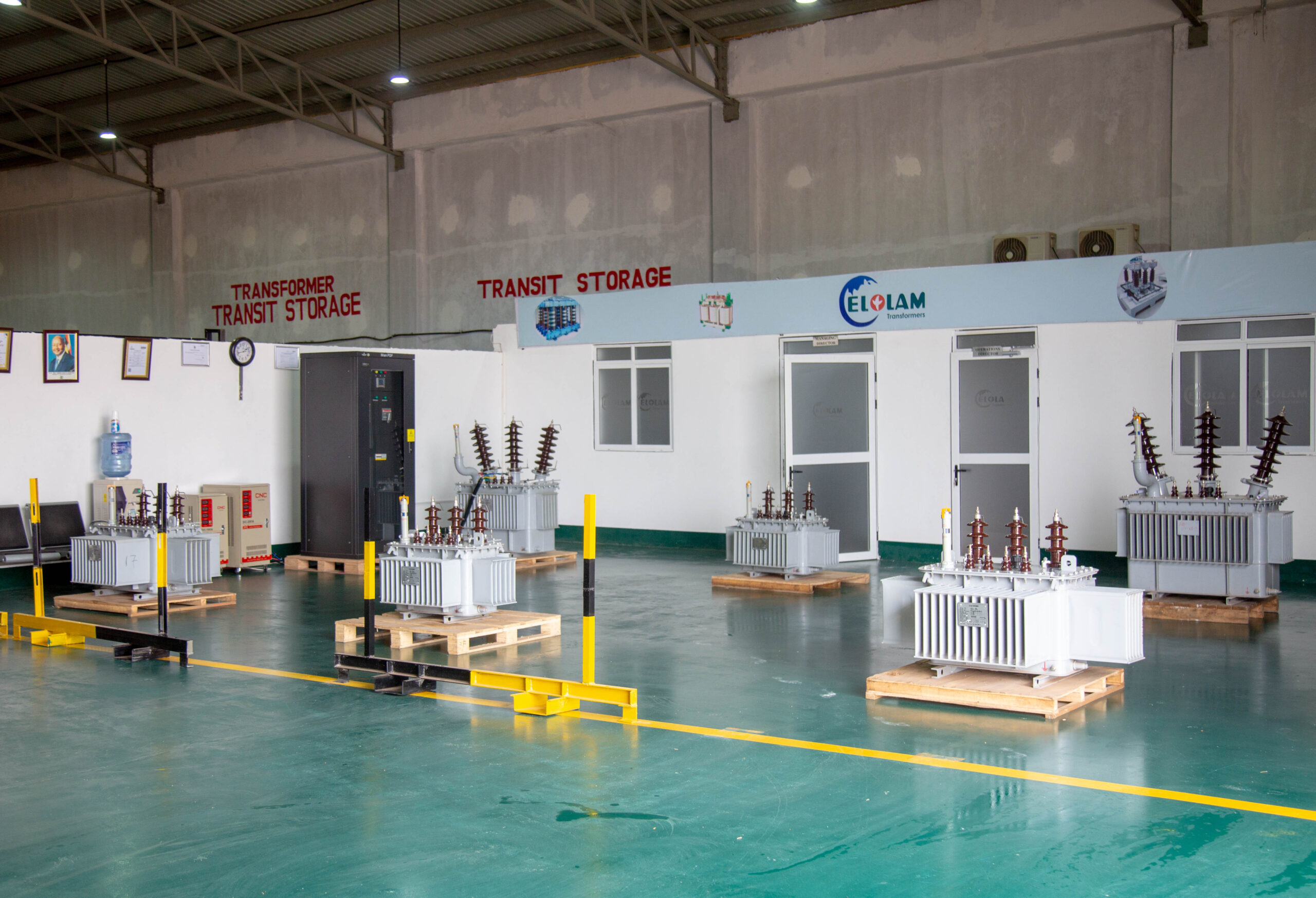 A Fully Equipped Manufacturing Plant